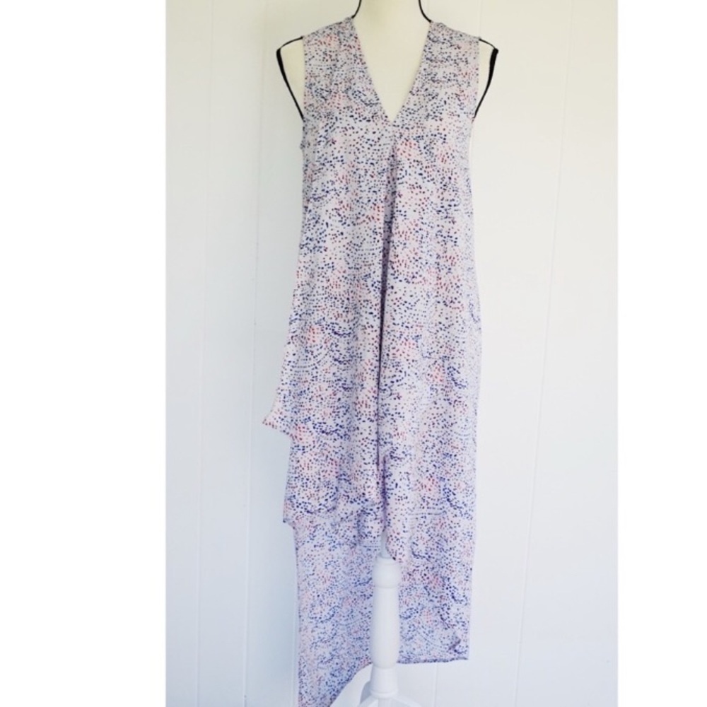 BCBGMaxAzria Tara Cascading Ruffle Dress